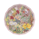 Maxbell Oil Paper Umbrella Strong Compact Folding Umbrella for Anniversaries Walking Pink