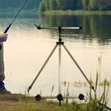 Maxbell Fishing Rod Tripod Tools Folding Tripod Stand Rod Rest for Rivers Lake Ponds