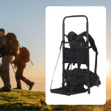Maxbell Heavy Carrying Backpack Frame Adjustable Shoulder Straps for Trekking Travel