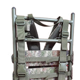 Maxbell Heavy Carrying Backpack Frame Rucksack for Hiking Outdoor Activities Hunting green