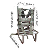 Maxbell Heavy Carrying Backpack Frame Rucksack for Hiking Outdoor Activities Hunting green