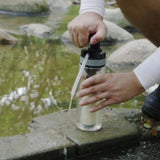 Maxbell Water Purifier Bottle Hand Pump Water Purification for Hiking Travel Camping