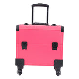 Maxbell Trolley Makeup Case Waterproof Portable Vanity Case for Home Women Traveling