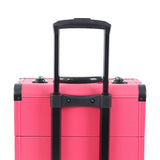 Maxbell Trolley Makeup Case Waterproof Portable Vanity Case for Home Women Traveling