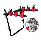 Maxbell 3 Bikes Trunk Mount Rack Bicycle Carrier Rack for Cars Rear Trucks Motorhome with Strap