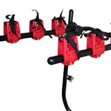 Maxbell 3 Bikes Trunk Mount Rack Bicycle Carrier Rack for Cars Rear Trucks Motorhome with Strap