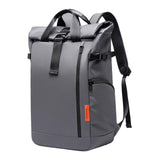 Maxbell Laptop Backpack Men Water Resistant Rucksack for Backpacking Shopping Travel Grey