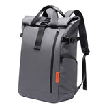 Maxbell Laptop Backpack Men Water Resistant Rucksack for Backpacking Shopping Travel Grey