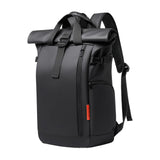 Maxbell Laptop Backpack Men Water Resistant Rucksack for Backpacking Shopping Travel Black