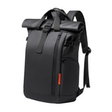 Maxbell Laptop Backpack Men Water Resistant Rucksack for Backpacking Shopping Travel Black