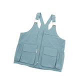 Maxbell Outdoor Camping Vest Photography Vest Barbecue Apron for Adults Yard Picnics Blue