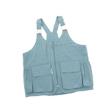 Maxbell Outdoor Camping Vest Photography Vest Barbecue Apron for Adults Yard Picnics Blue