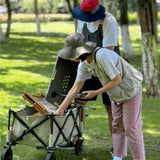 Maxbell Outdoor Camping Vest Photography Vest Barbecue Apron for Adults Yard Picnics Dark Gray