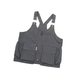 Maxbell Outdoor Camping Vest Photography Vest Barbecue Apron for Adults Yard Picnics Dark Gray