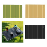 Maxbell Camping Table Mat Folding Silicone Table Cover for Barbecue Beach Countertop Green