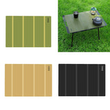 Maxbell Camping Table Mat Folding Silicone Table Cover for Barbecue Beach Countertop Green