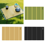 Maxbell Camping Table Mat Folding Silicone Table Cover for Barbecue Beach Countertop Green