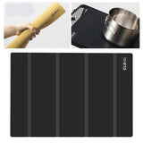 Maxbell Camping Table Mat Folding Silicone Table Cover for Barbecue Beach Countertop Black