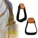 Maxbell 2x Horse Stirrups Repair Saddle Stirrups for Riding Outdoor Sport Equestrian