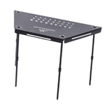 Maxbell Camping Table Beach Table Compact Outdoor Table for Garden Backyard Black