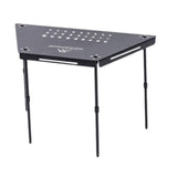 Maxbell Camping Table Beach Table Compact Outdoor Table for Garden Backyard Black