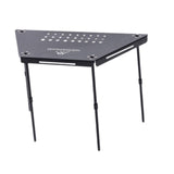 Maxbell Camping Table Beach Table Compact Outdoor Table for Garden Backyard Black