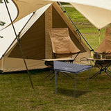 Maxbell Camping Table Beach Table Compact Outdoor Table for Garden Backyard Black