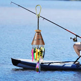 Maxbell Fishing Lure Sequins Hanger Portable Fishing Tool Lure Storage for Pond Lake