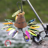 Maxbell Fishing Lure Sequins Hanger Portable Fishing Tool Lure Storage for Pond Lake