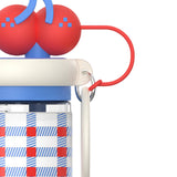 Maxbell 650ml Gift Creative Cherry Water Bottle for Sports Outdoor Activities Hiking