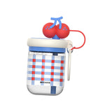 Maxbell 650ml Gift Creative Cherry Water Bottle for Sports Outdoor Activities Hiking