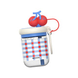 Maxbell 650ml Gift Creative Cherry Water Bottle for Sports Outdoor Activities Hiking