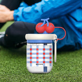 Maxbell 650ml Gift Creative Cherry Water Bottle for Sports Outdoor Activities Hiking