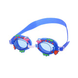 Maxbell Kids Swim Goggles Adjustable Silicone Strap Swimming Glasses for Girls Beach Dark Blue