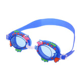 Maxbell Kids Swim Goggles Adjustable Silicone Strap Swimming Glasses for Girls Beach Dark Blue