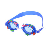 Maxbell Kids Swim Goggles Adjustable Silicone Strap Swimming Glasses for Girls Beach Dark Blue