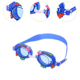 Maxbell Kids Swim Goggles Adjustable Silicone Strap Swimming Glasses for Girls Beach Dark Blue