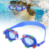 Maxbell Kids Swim Goggles Adjustable Silicone Strap Swimming Glasses for Girls Beach Dark Blue