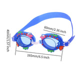 Maxbell Kids Swim Goggles Adjustable Silicone Strap Swimming Glasses for Girls Beach Dark Blue