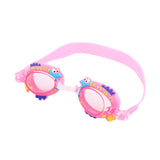 Maxbell Kids Swim Goggles Adjustable Silicone Strap Swimming Glasses for Girls Beach Pink