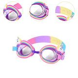 Maxbell Kids Swim Goggles Child Soft Silicone Girls Cute Children's Swimming Goggles