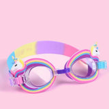 Maxbell Kids Swim Goggles Child Soft Silicone Girls Cute Children's Swimming Goggles