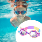 Maxbell Kids Swim Goggles Child Soft Silicone Girls Cute Children's Swimming Goggles