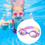 Maxbell Kids Swim Goggles Child Soft Silicone Girls Cute Children's Swimming Goggles