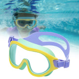 Maxbell Swimming Goggles Portable Swim Glasses for Long and Short Hair Kids Children