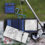 Maxbell Fishing Tackle Binder Bag Bait Storage Organizer for Lines Accessories Hooks