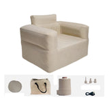 Maxbell Air Bench Thickened Music Festival Garden Picnic Seat PVC Inflatable Lounger 1 seater sofa