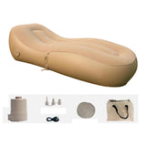 Maxbell Air Bench Thickened Music Festival Garden Picnic Seat PVC Inflatable Lounger lying sofa