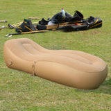 Maxbell Air Bench Thickened Music Festival Garden Picnic Seat PVC Inflatable Lounger lying sofa