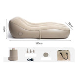 Maxbell Air Bench Thickened Music Festival Garden Picnic Seat PVC Inflatable Lounger lying sofa